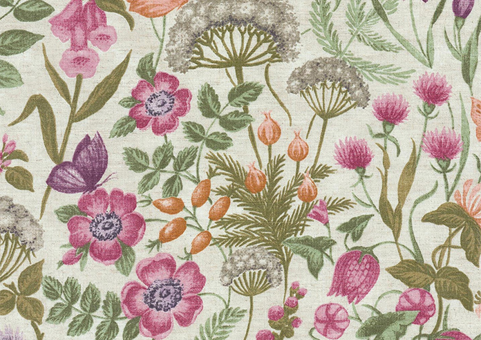 Field Flowers, Copper - Made to Measure Curtains - Image 8